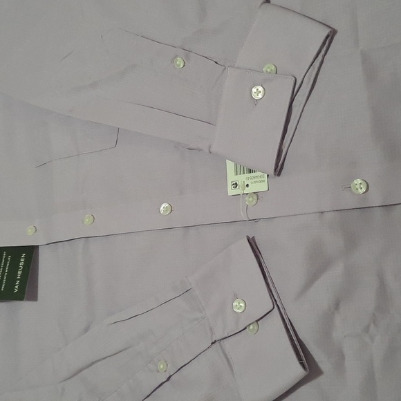 Van Heusen Men's Lavender Dress Shirt - Picture 6 of 6
